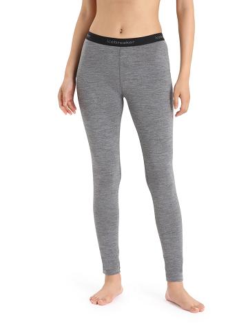 Gritstone Heather Icebreaker Merino 200 Oasis Thermal Leggings Women's One Piece & Sets | AU 1771DFMN